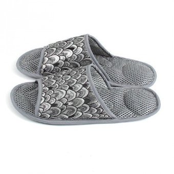 Массажные тапочки Парча Серебреная-Жар-Птица Массажные тапочки Парча Серебреная-Жар-Птица